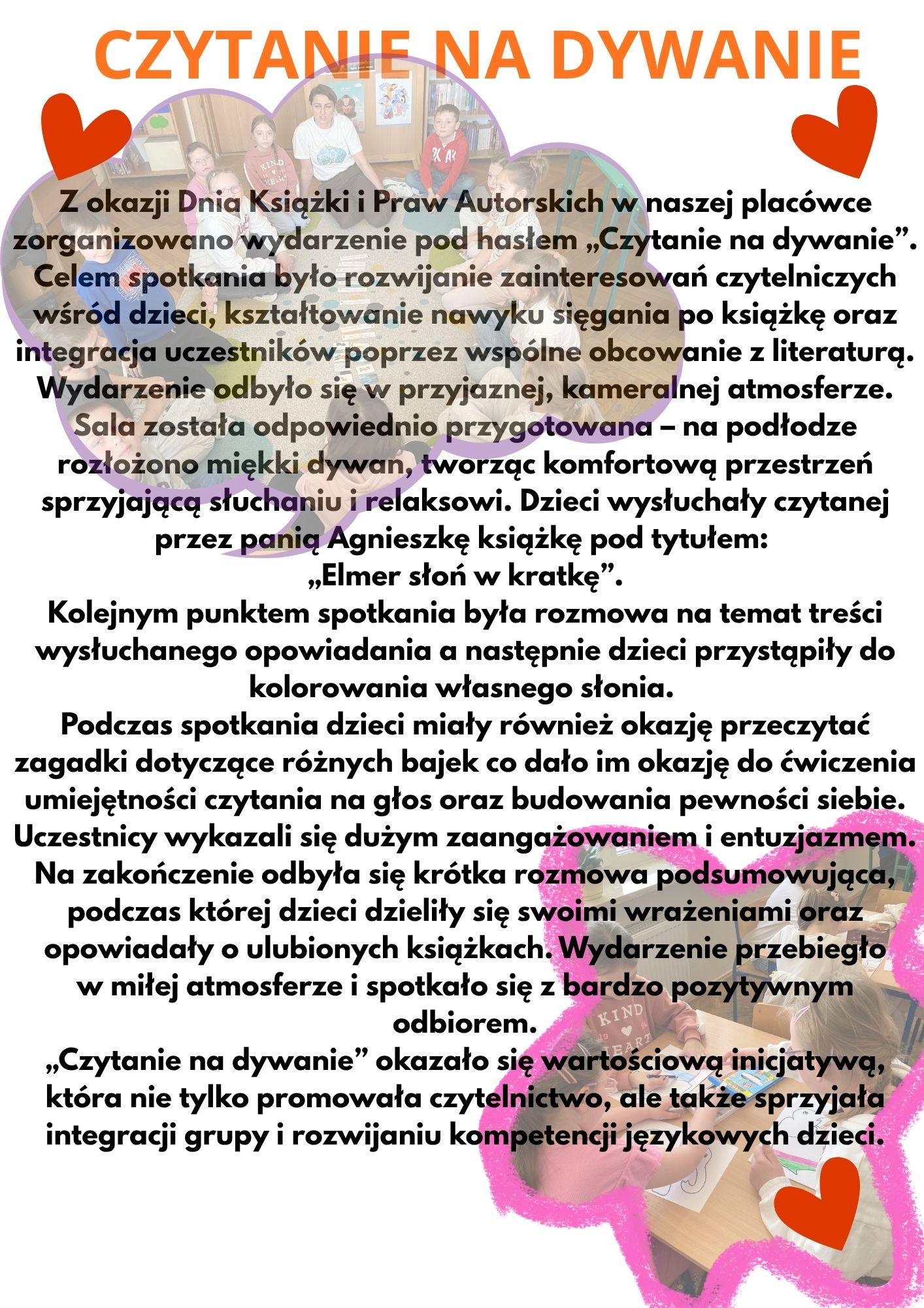 Czytanie na&nbsp;dywanie