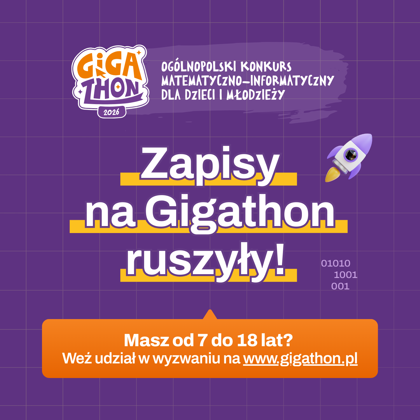 Zapisy na&nbsp;Gigathon