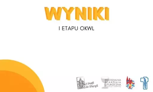 Wyniki konkursu liturgicznego