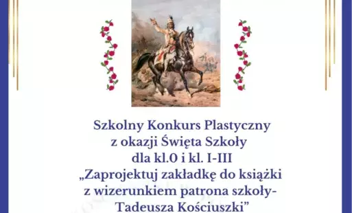 Plakat - szkolny konkurs plastyczny