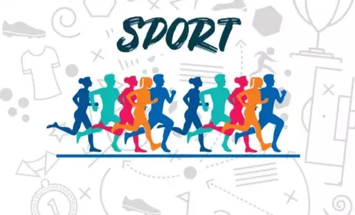 Plakat - sport, biegacze
