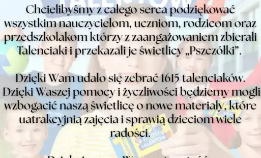Zdjęcie do Podziękowanie