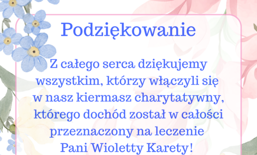 Podziękowanie