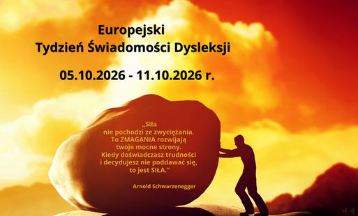 Zdjęcie do Europejski Tydzień Świadomości Dysleksji